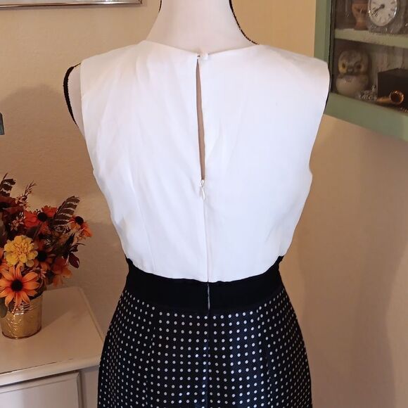 Max and Cleo Polka Dot Two- Piece Look Dress - Picture 6 of 10